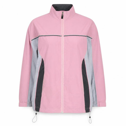 Ice Peak Women’s Pink Windbreaker Jacket Size 32 Full Zip Casual Outdoor
