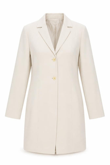 Planet Women's Beige Size 14 Single Breasted Polyester Blazer