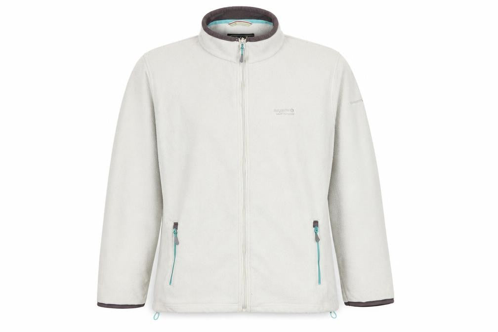 Regatta Womens Grey Fleece Full Zip Jacket Size 16