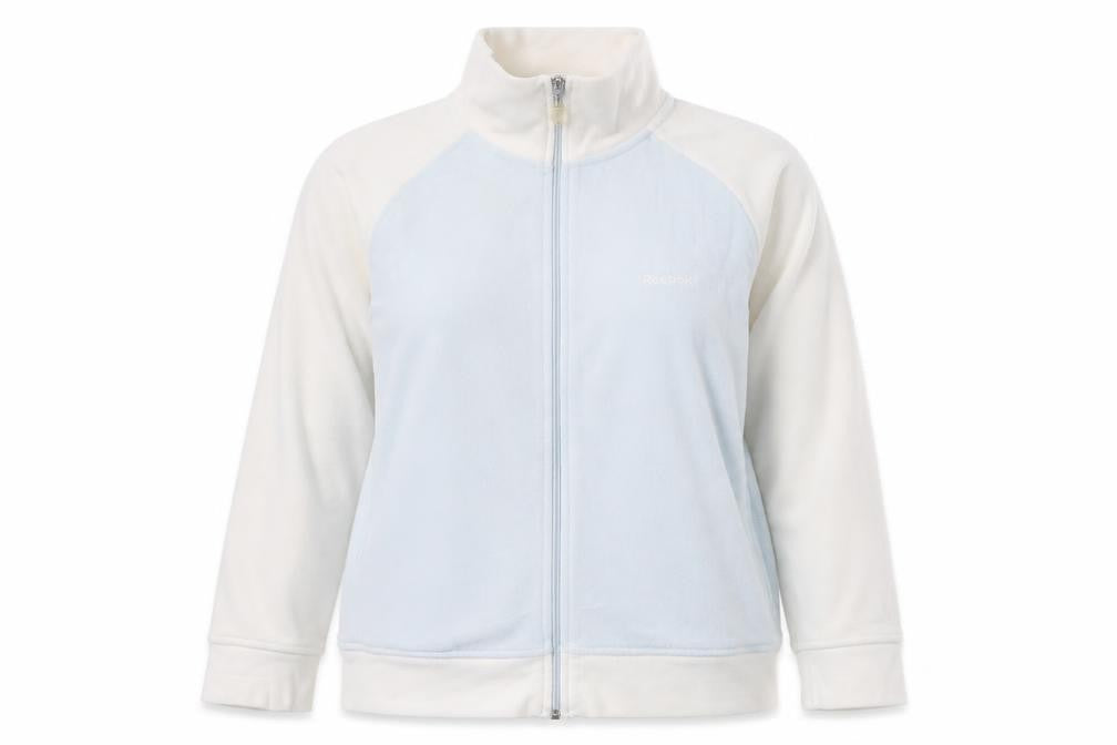 Reebok Women's Blue Full Zip Fleece Jacket Size 14