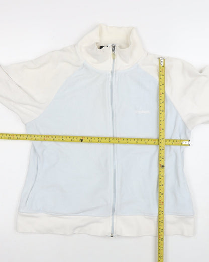 Reebok Women's Blue Full Zip Fleece Jacket Size 14