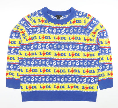 Esmara Women's Multicoloured L Fair Isle Ugly Jumper