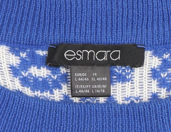Esmara Women's Multicoloured L Fair Isle Ugly Jumper