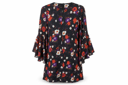 Motel Womens Multicoloured Floral Mini Shift Dress S