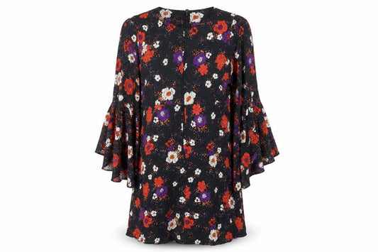 Motel Womens Multicoloured Floral Mini Shift Dress S