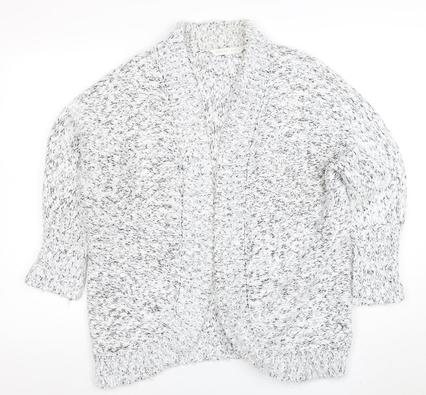 Womens UK Size M Amara Reya Grey Cardigan Jumper