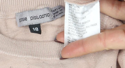 Womens UK Size 18 Rosie for Autograph Beige Pullover Jumper