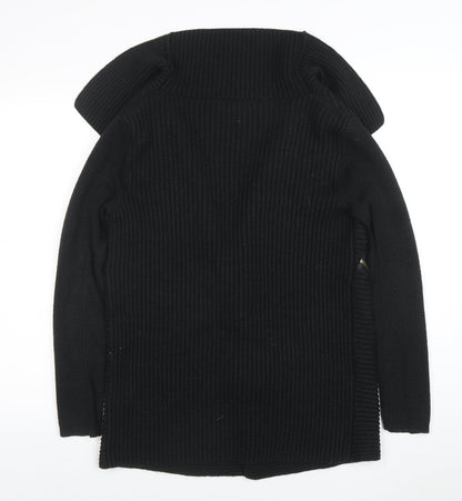 Womens UK Size 8 River Island Black Cardigan Jumper