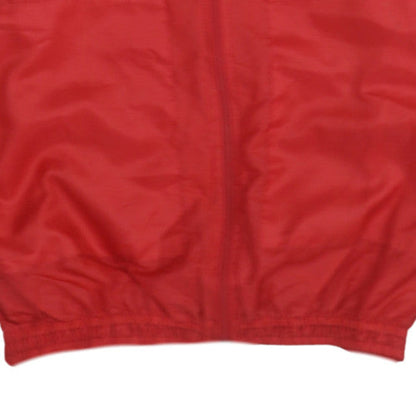 Adidas Men’s Red Bomber Sports Jacket Size M Retro 90s Full Zip