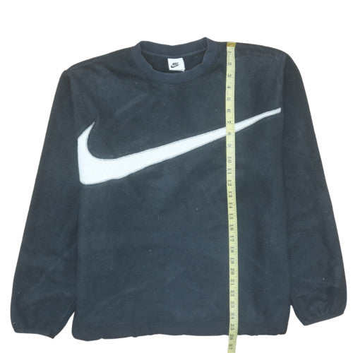 Mens UK Size L Nike Black Pullover Sweatshirt