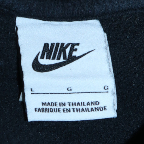 Mens UK Size L Nike Black Pullover Sweatshirt