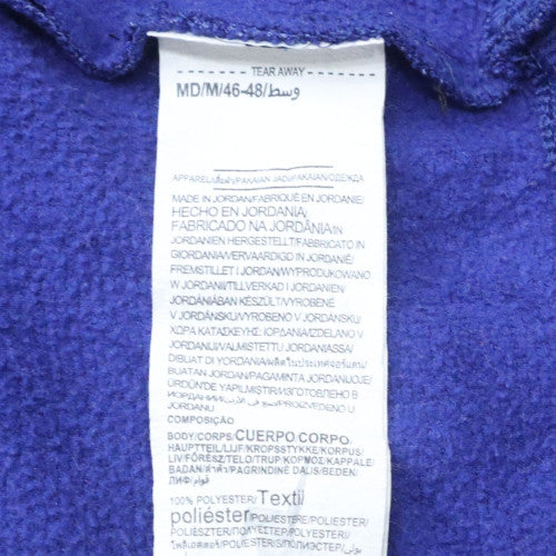 Mens UK Size M Under armour Blue Henley Sweatshirt