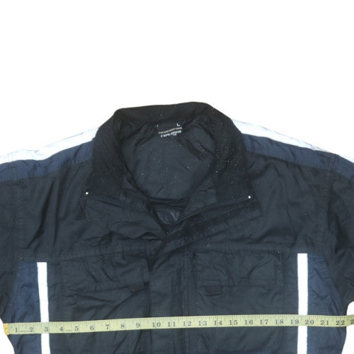 Explorer Men's Black L Waterproof Belted Motorcycle Jacket