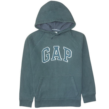 Mens UK Size M Gap Green Pullover Hoodie