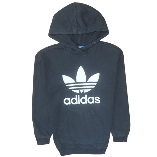 Womens UK Size XS adidas Black Pullover Hoodie