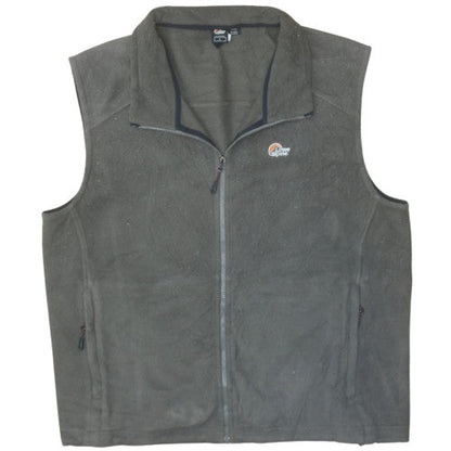 Lowe Alpine Mens Green Fleece Waistcoat Bodywarmer Size L