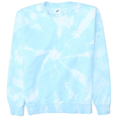 Womens UK Size M Nike Blue Pullover Sweatshirt