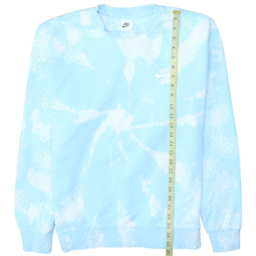 Womens UK Size M Nike Blue Pullover Sweatshirt