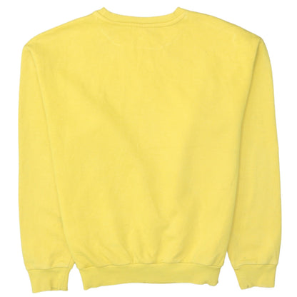 Womens UK Size S PUMA Yellow Pullover Sweatshirt