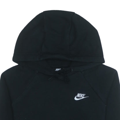 Womens UK Size XS Nike Black Pullover Hoodie