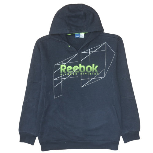 Mens UK Size XL Reebok Black Pullover Hoodie