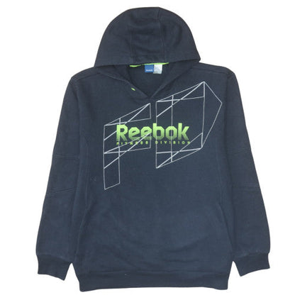 Mens UK Size XL Reebok Black Pullover Hoodie
