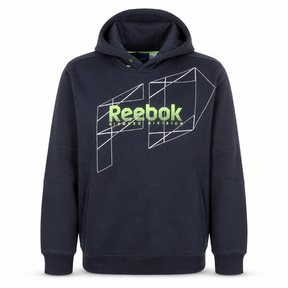 Mens UK Size XL Reebok Black Pullover Hoodie