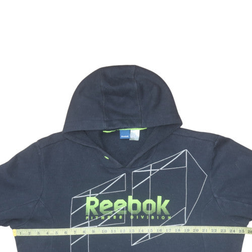 Mens UK Size XL Reebok Black Pullover Hoodie