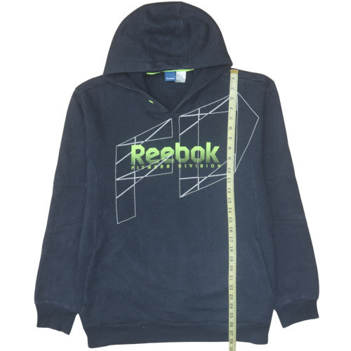 Mens UK Size XL Reebok Black Pullover Hoodie
