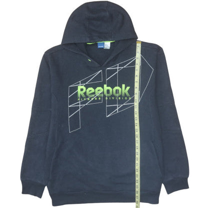 Mens UK Size XL Reebok Black Pullover Hoodie