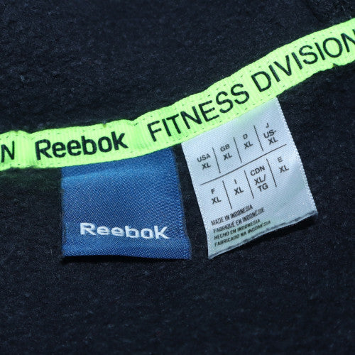 Mens UK Size XL Reebok Black Pullover Hoodie