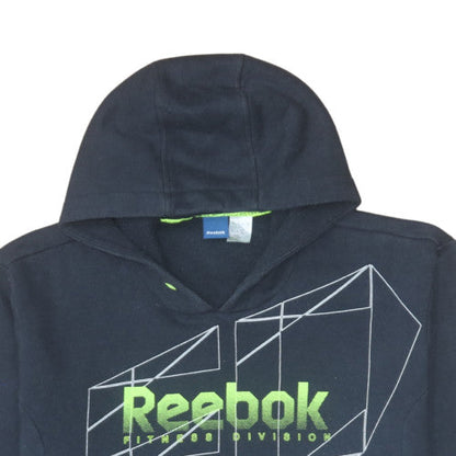 Mens UK Size XL Reebok Black Pullover Hoodie