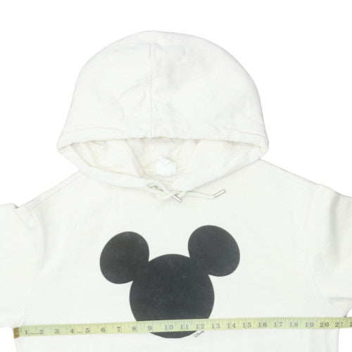 Womens UK Size XS H&M White Pullover Hoodie