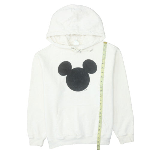Womens UK Size XS H&M White Pullover Hoodie