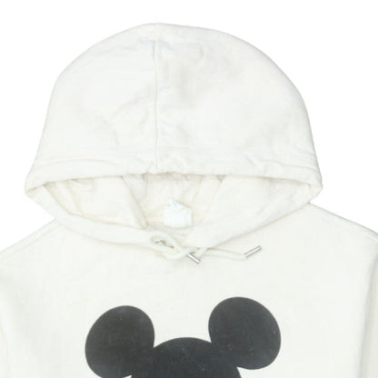 Womens UK Size XS H&M White Pullover Hoodie