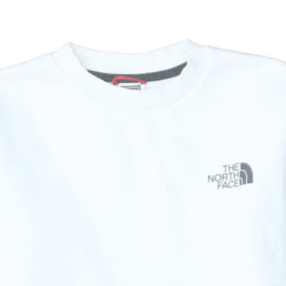 Womens UK Size XS The North Face White Pullover Sweatshirt