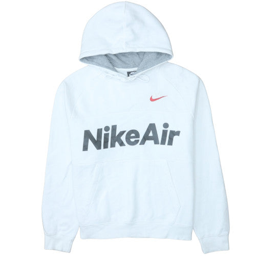 Mens UK Size M Nike White Pullover Hoodie