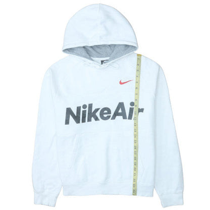 Mens UK Size M Nike White Pullover Hoodie