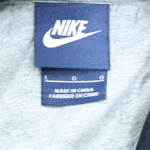 Mens UK Size L Nike Black Full Zip Hoodie