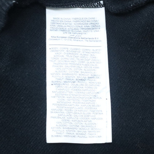 Mens UK Size L Nike Black Full Zip Hoodie
