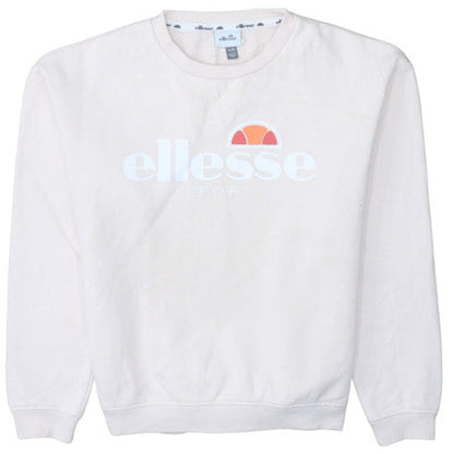 Womens UK Size 12 ellesse Beige Pullover Sweatshirt