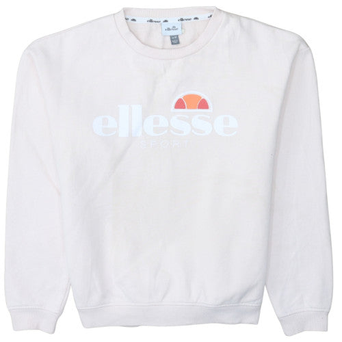 Womens UK Size 12 ellesse Beige Pullover Sweatshirt