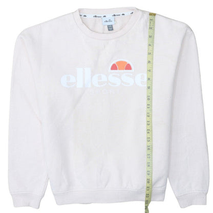 Womens UK Size 12 ellesse Beige Pullover Sweatshirt