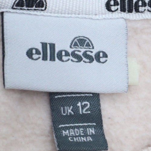 Womens UK Size 12 ellesse Beige Pullover Sweatshirt