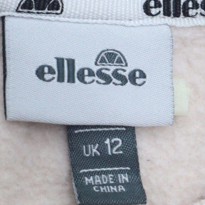 Womens UK Size 12 ellesse Beige Pullover Sweatshirt