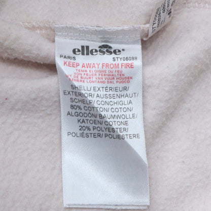 Womens UK Size 12 ellesse Beige Pullover Sweatshirt