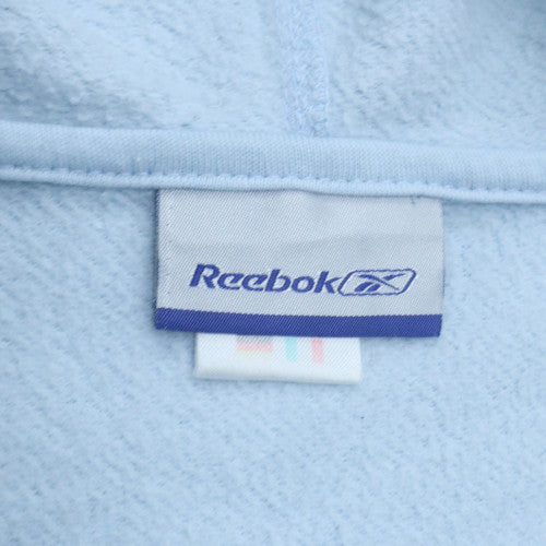 Mens UK Size M Reebok Blue Full Zip Hoodie