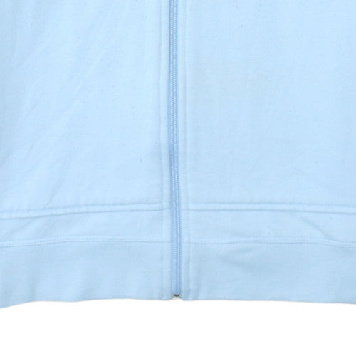 Mens UK Size M Reebok Blue Full Zip Hoodie