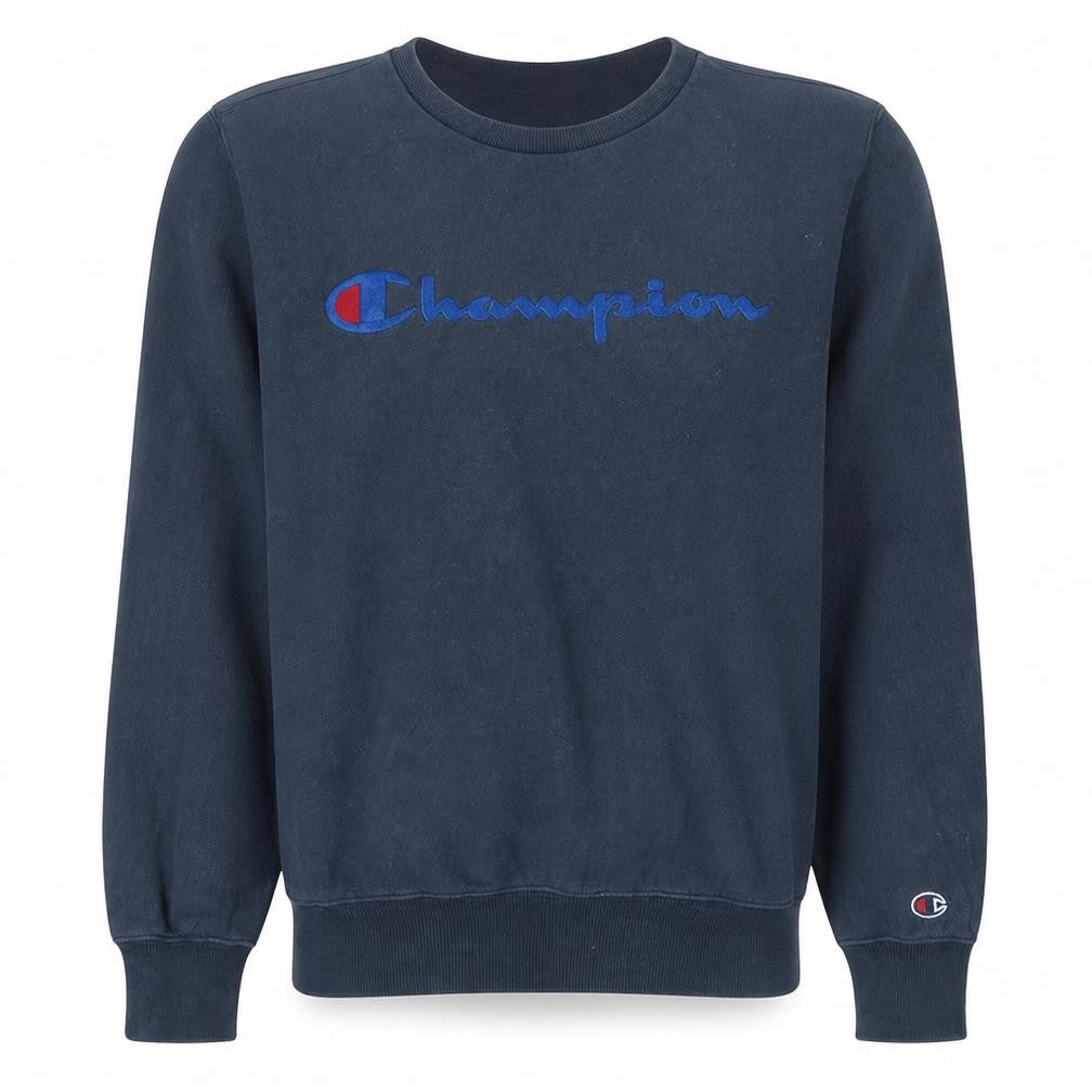 Mens UK Size S Champion Blue Pullover Sweatshirt
