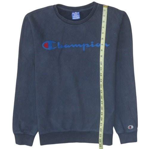 Mens UK Size S Champion Blue Pullover Sweatshirt